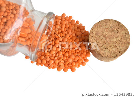 Red lentil, a grain legume Red lentil, a grain legume 136439833