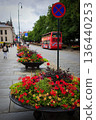 View of summer streets in the city center of Oslo, Norway 136440253