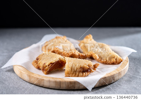 Homemade sweet pumpkin empanadillas 136440736