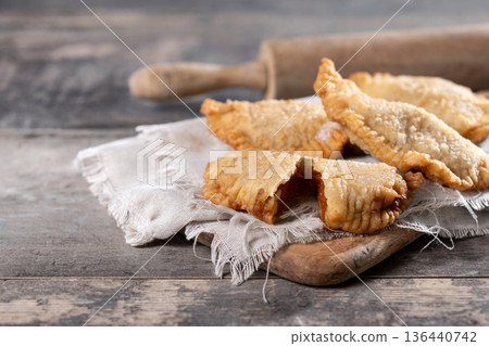 Homemade sweet pumpkin empanadillas Homemade sweet pumpkin empanadillas 136440742