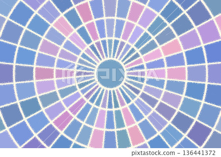 Circle Mosaic 1-19-18 Edge Pointillism 136441372