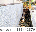Shinto shrine's handwater 136441379