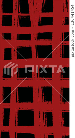 Abstract Red Grid Brush Stroke Lattice Pattern Abstract Red Grid Brush Stroke Lattice Pattern 136441454