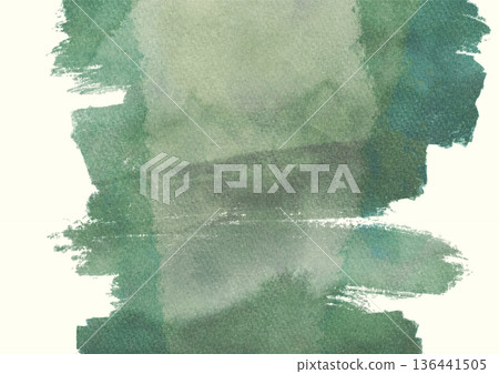 Abstract green watercolor texture background Abstract green watercolor texture background 136441505