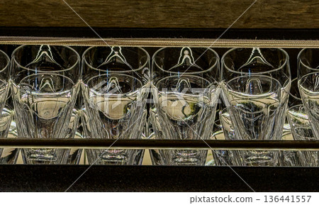 A side-by-side glass A side-by-side glass 136441557