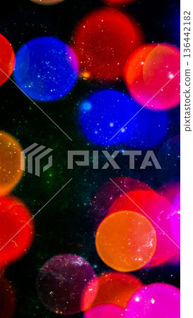 Bokeh background perfect for Holidays, Event, Festive and various design project works 136442182