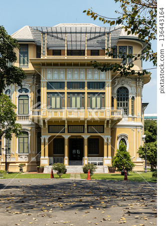 The Bang Khun Phrom Palace, now the Bank of Thailand Museum, is a magnificent former royal residence situated on the banks of the Chao Phraya River. The Bang Khun Phrom Palace, now the Bank of Thailand Museum, is a magnificent former royal residence situated on the banks of the Chao Phraya River. 136443164