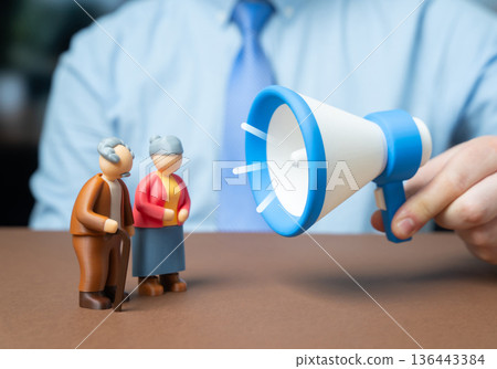 Notification for the elderly and pensioners. State propaganda and advertising campaign target seniors. Clear communication and media literacy help older citizens judge information. Notification for the elderly and pensioners. State propaganda and advertising campaign target seniors. Clear communication and media literacy help older citizens judge information. 136443384