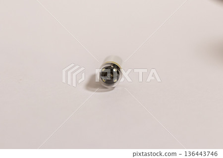 Close up shot of the capsule endoscopy camera 136443746