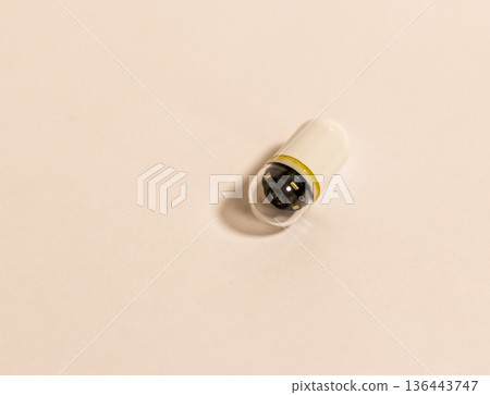 Close up shot of the capsule endoscopy camera 136443747