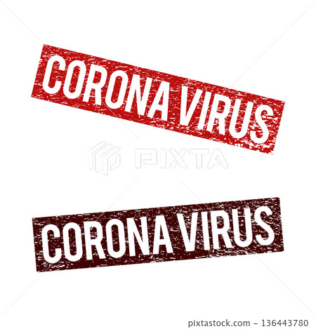 Pandemic, Covid-19, Corona Virus Grunge Stamp Icon Vector Logo Template, Vector EPS 10. Pandemic, Covid-19, Corona Virus Grunge Stamp Icon Vector Logo Template, Vector EPS 10. 136443780