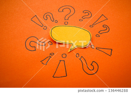 Communication breakdown as symbol of misunderstanding and information barriers. Communication breakdown as symbol of misunderstanding and information barriers. 136446288