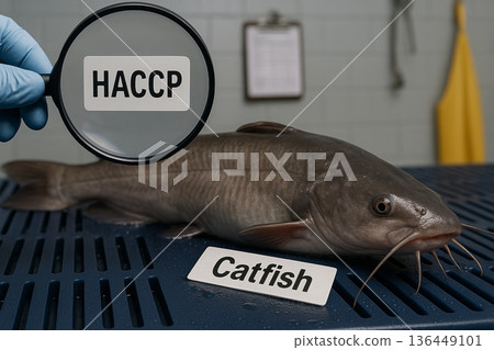 Catfish (Ictalurus spp.) HACCP Compliance Verification During Whole Fish Identification and Moisture-Control Inspection in Industrial Freshwater Processing Environment 136449101