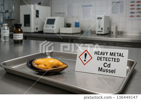 Heavy Metal Detected a Food Toxicology Study of Cadmium Cd Bioaccumulation Risk in a Mussel from a Contaminated Aquatic Environment with a GHS Hazard Alert and Chemical Analysis 136449147