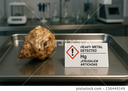 Heavy Metal Detected a Food Toxicology Investigation of Mercury Hg Contamination Risk in a Jerusalem Artichoke Sample with a GHS Hazard Classification for Food Safety 136449149
