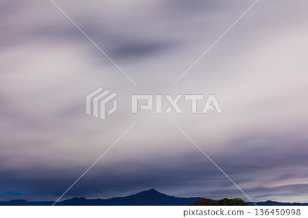 Mt. Hiei before dawn Mt. Hiei before dawn 136450998