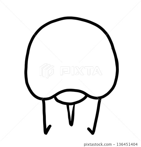 一幅幾維鳥的線條簡略畫。 一幅幾維鳥的線條簡略畫。 136451404