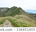 View of Mount Asahi from Mount Tanigawa's horseshoe-shaped Mount Kasagatake 136451455