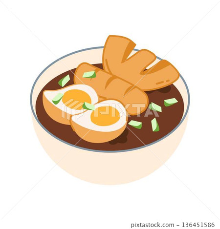 pempek illustration asian cuisine food pempek illustration asian cuisine food 136451586