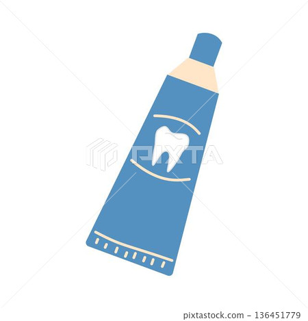 Toothpaste Tube illustration Toothpaste Tube illustration 136451779