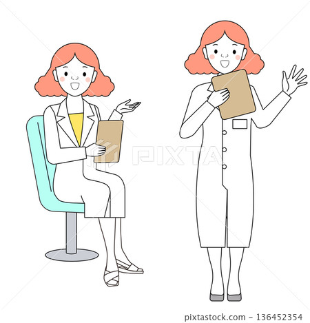 A lady in white A lady in white 136452354