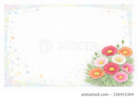 框架材質罌粟花 框架材質罌粟花 136453304