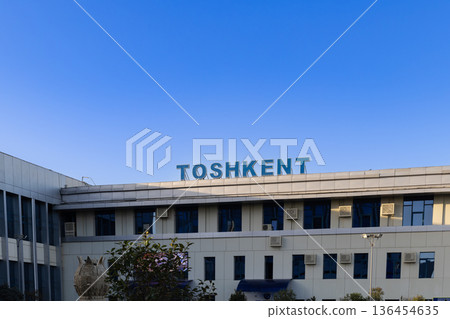 Tashkent Railway Station in Uzbekistan Tashkent Railway Station in Uzbekistan 136454635