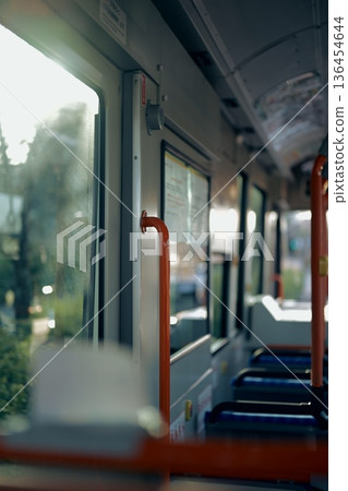 Inside the bus 136454644