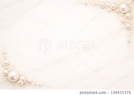 白色珍珠線背景圖片 白色珍珠線背景圖片 136455378
