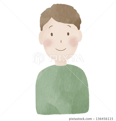 Portrait of a gentle father | Father, male, family, adult 136456115