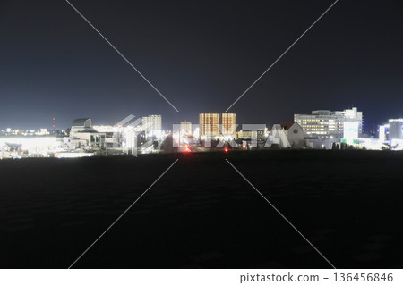 從盛岡中央公園展望台看到的夜景 從盛岡中央公園展望台看到的夜景 136456846