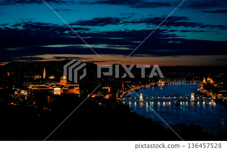 Hungary_Budapest night view 136457528