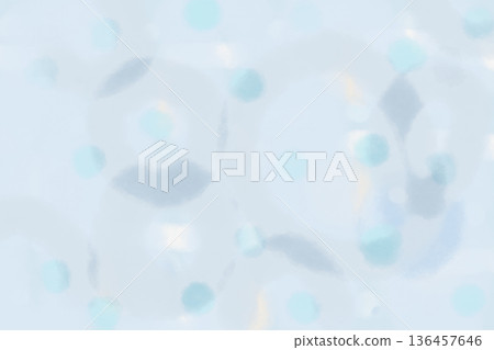 Stock Illustration: A gentle Japanese pattern light blue abstract pattern (image of rain and snow) 136457646