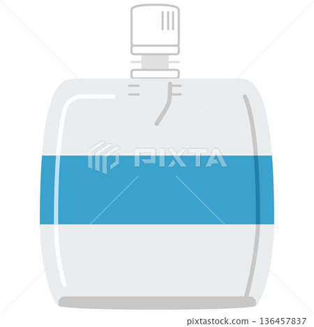 袋裝果凍飲料的示意圖 136457837