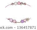 Cherry blossom frame Graduation Graduation Spring Flower Frame 136457871