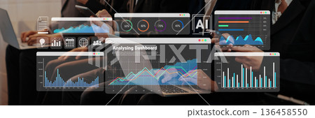 Data dashboard visualization for business performance and trend analysis Parse 136458550
