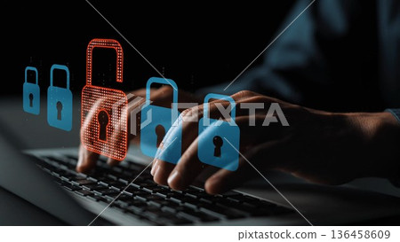Cybersecurity Breach Highlighting Data Vulnerability Marrow Cybersecurity Breach Highlighting Data Vulnerability Marrow 136458609