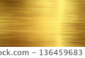 Brushed gold metal texture with horizontal lines 136459683