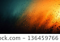 Abstract vintage film burn texture with warm orange and blue 136459766