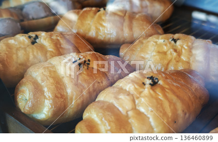 Sea salt butter bread roll or Shio pan. Sea salt butter bread roll or Shio pan. 136460899