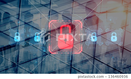 Cybersecurity Breach Highlighting Data Vulnerability Marrow 136460936