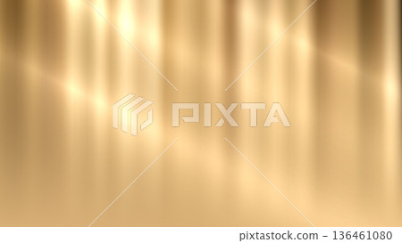 Gold background with luxury metallic texture and soft vertical light gradients for elegant designs 136461080