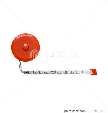 Red measuring tape on transparent background Construction tool PNG Red measuring tape on transparent background Construction tool PNG 136461433