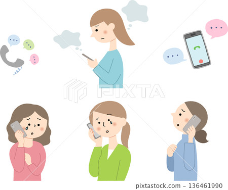 女性智慧型手機諮詢 136461990