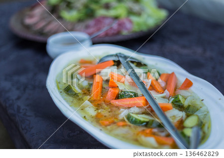 Rice, Dad's Meal, Smoked, Camping, Outdoor Cooking 136462829