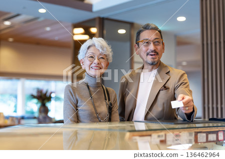 Senior couple traveling. Photo courtesy of Ito Ryokuyo. Senior couple traveling. Photo courtesy of Ito Ryokuyo. 136462964