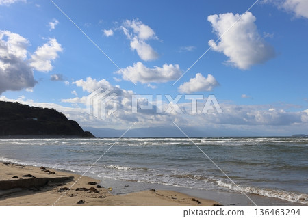 父布加濱海灘(香川縣三豐市) 父布加濱海灘(香川縣三豐市) 136463294