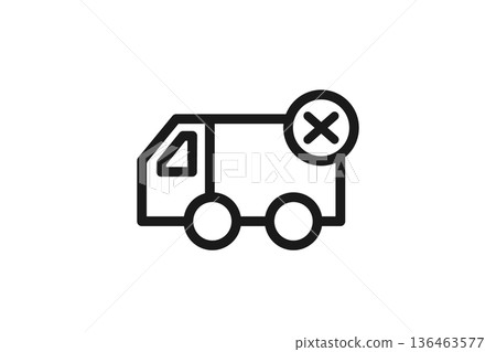 貨車圖示表示由於缺貨，無法送貨。 136463577