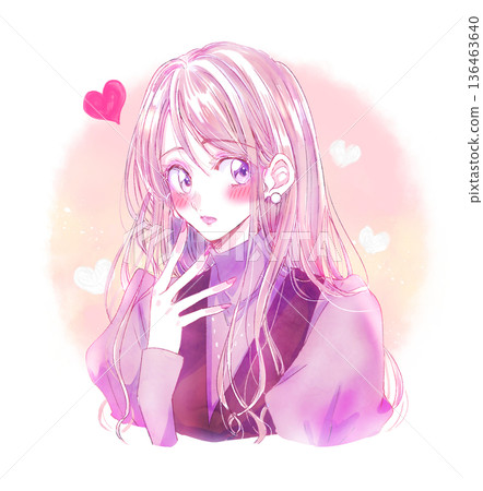 A slim woman in love 136463640