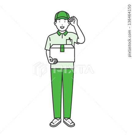 姿勢模式，送貨員 136464150